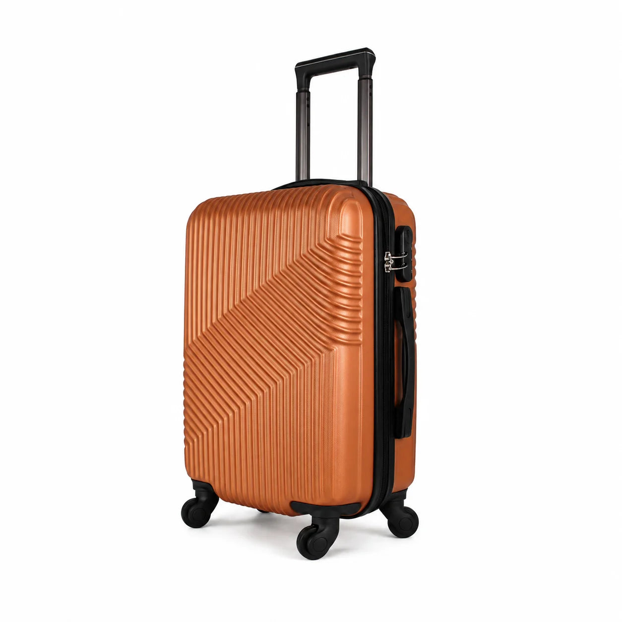 Maleta de cabina EASYTOUR 55x35x20cm – ABS + 4 ruedas giratorias 360°