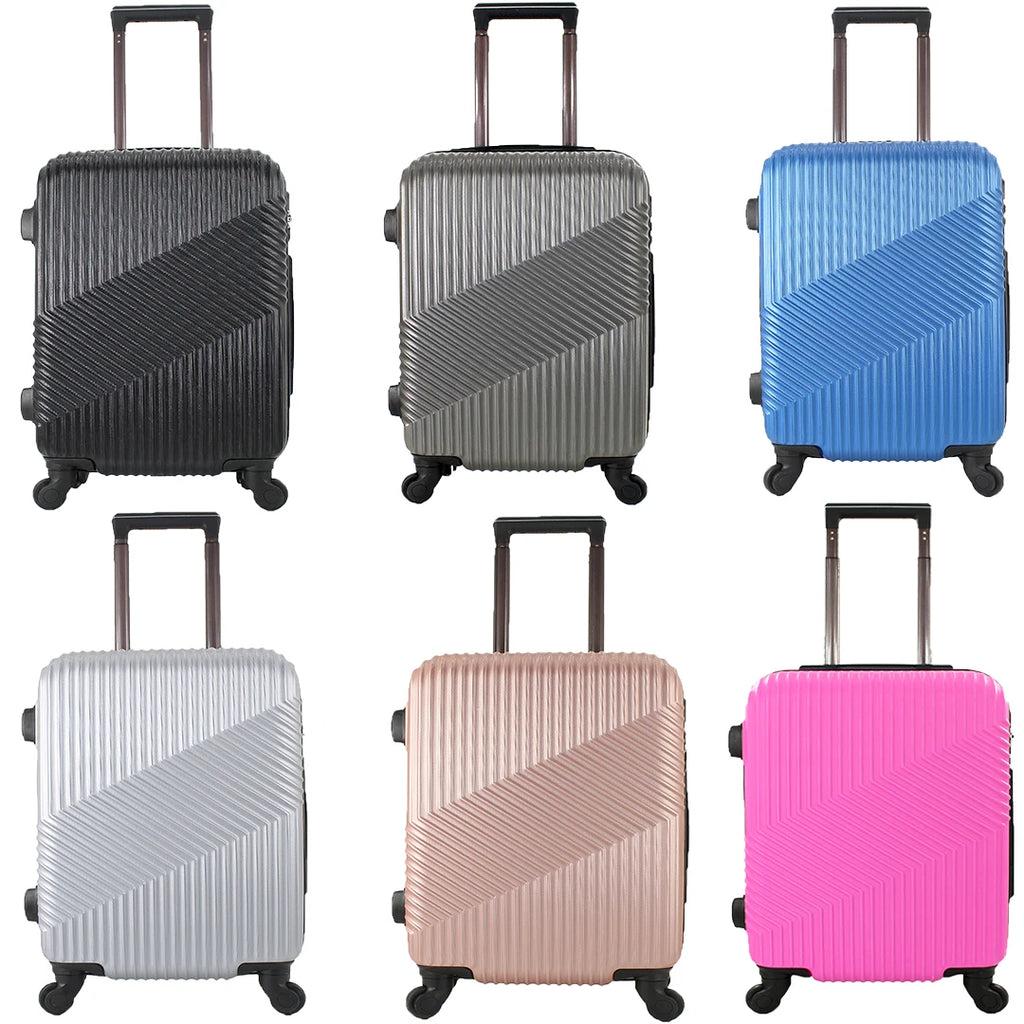 Maleta de cabina EASYTOUR 55x35x20cm – ABS + 4 ruedas giratorias 360°
