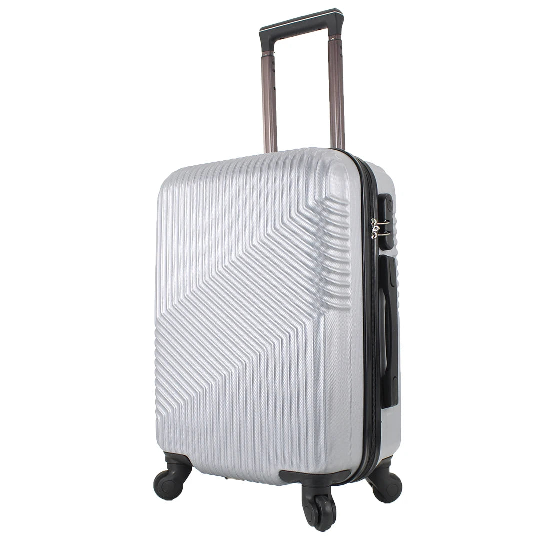 Maleta de cabina EASYTOUR 55x35x20cm – ABS + 4 ruedas giratorias 360°