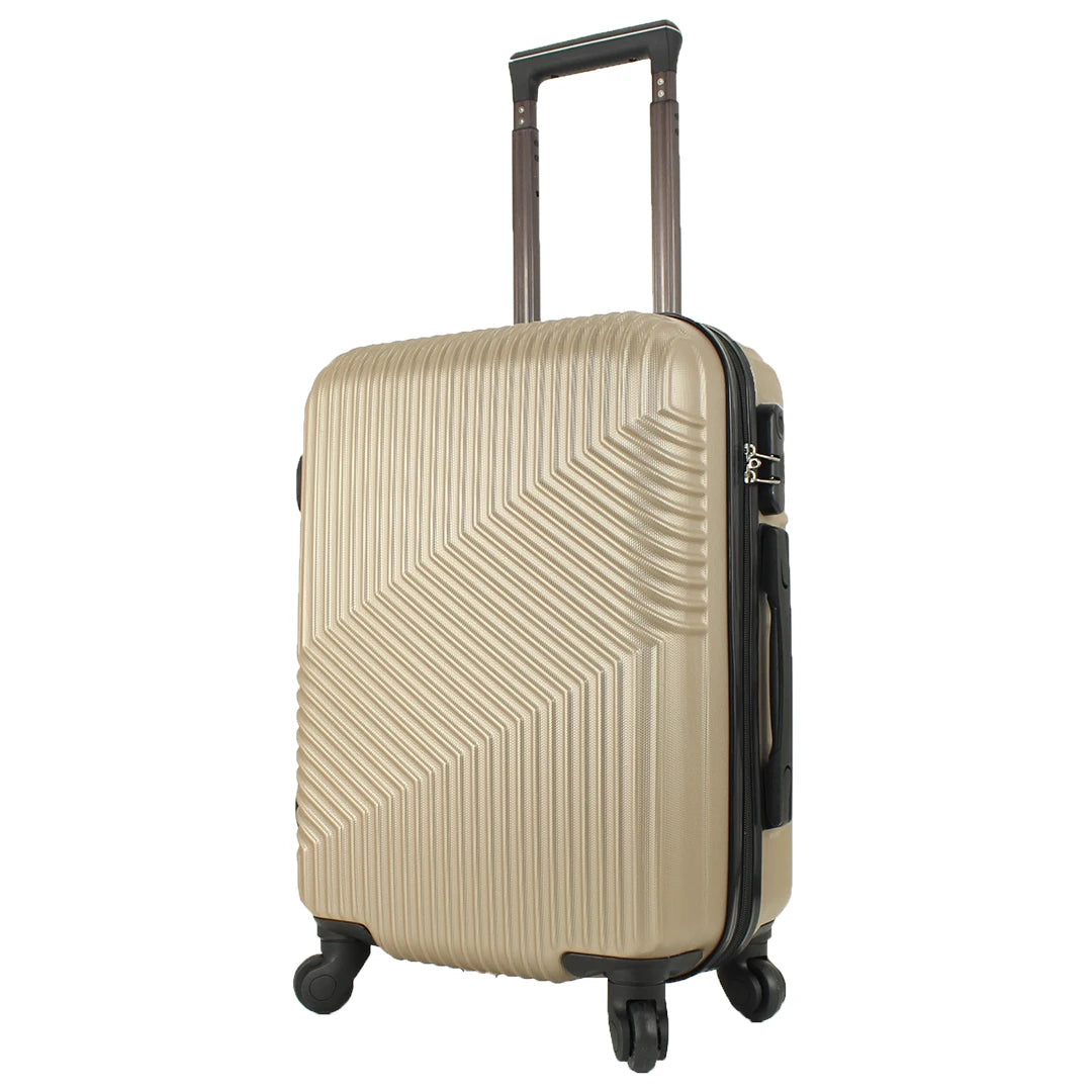 Maleta de cabina EASYTOUR 55x35x20cm – ABS + 4 ruedas giratorias 360°