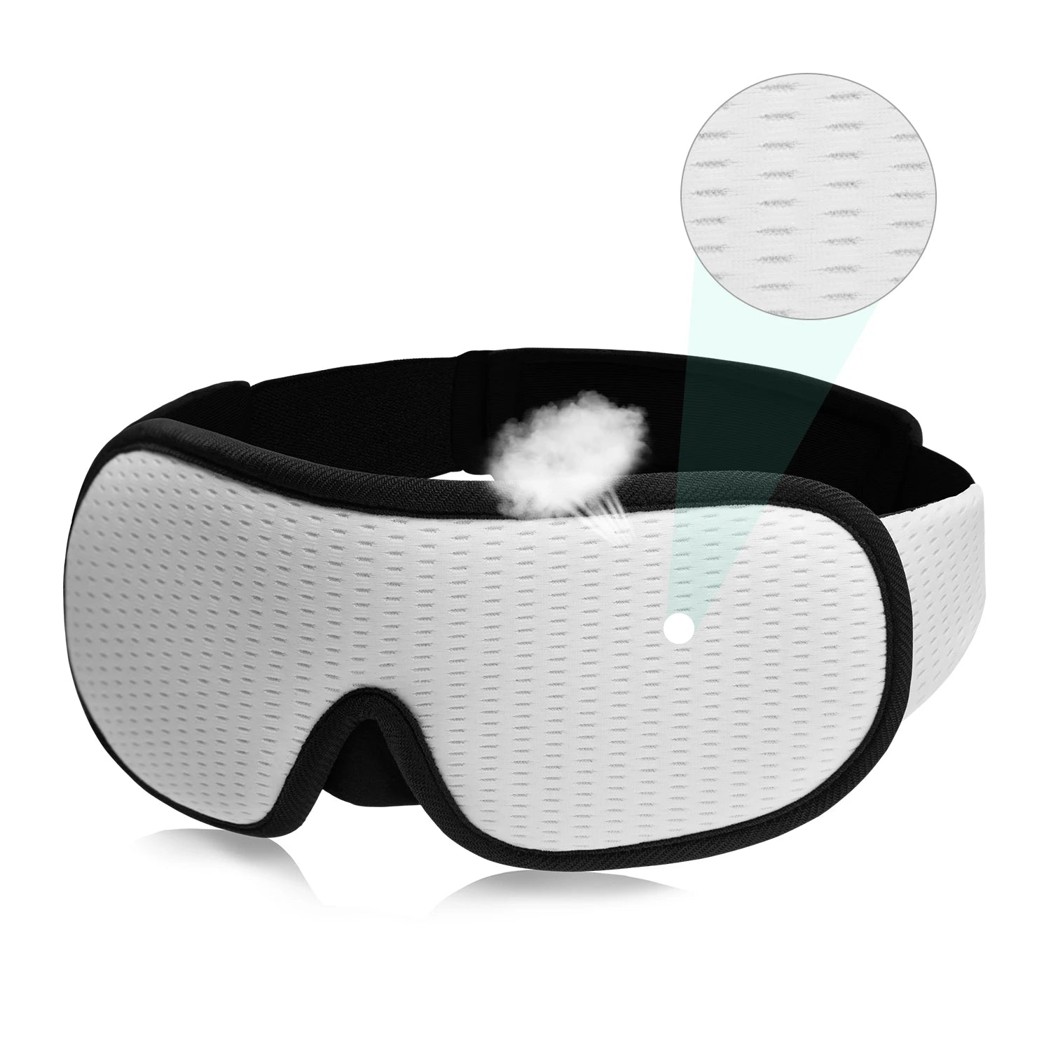 Antifaz 3D para Dormir – Máscara de Ojos Suave y Acolchada con Bloqueo de Luz