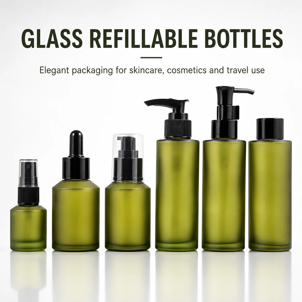 Envase Cosmético Recargable para Viaje