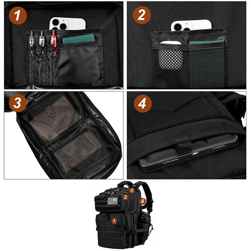 Mochila Táctica LHI Unisex