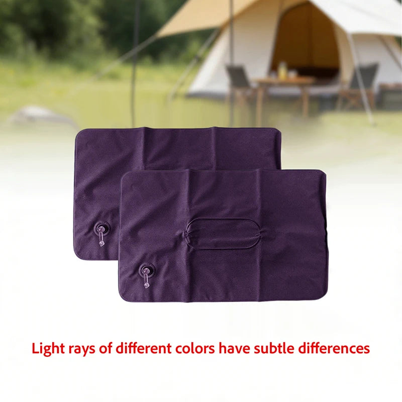 x2 Almohada de Viaje Inflables,Bombas Portátiles Ultraligeras