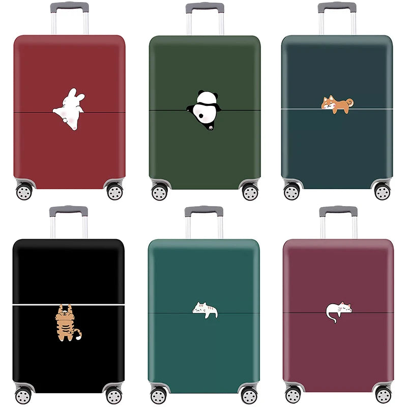 Funda Protectora Elástica para Maleta con Estampados de Animales | Tallas 18-32 Pulgadas