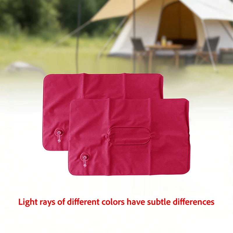 x2 Almohada de Viaje Inflables,Bombas Portátiles Ultraligeras