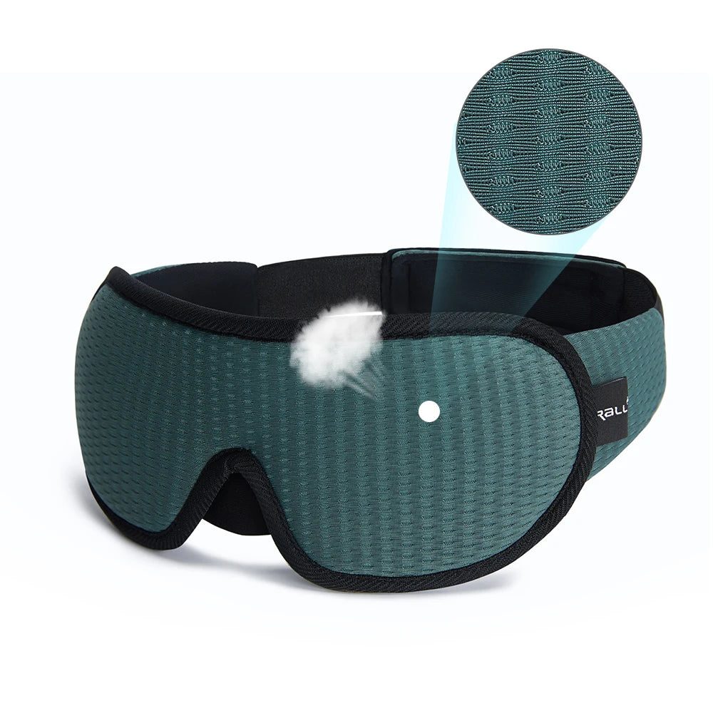 Antifaz 3D para Dormir – Máscara de Ojos Suave y Acolchada con Bloqueo de Luz