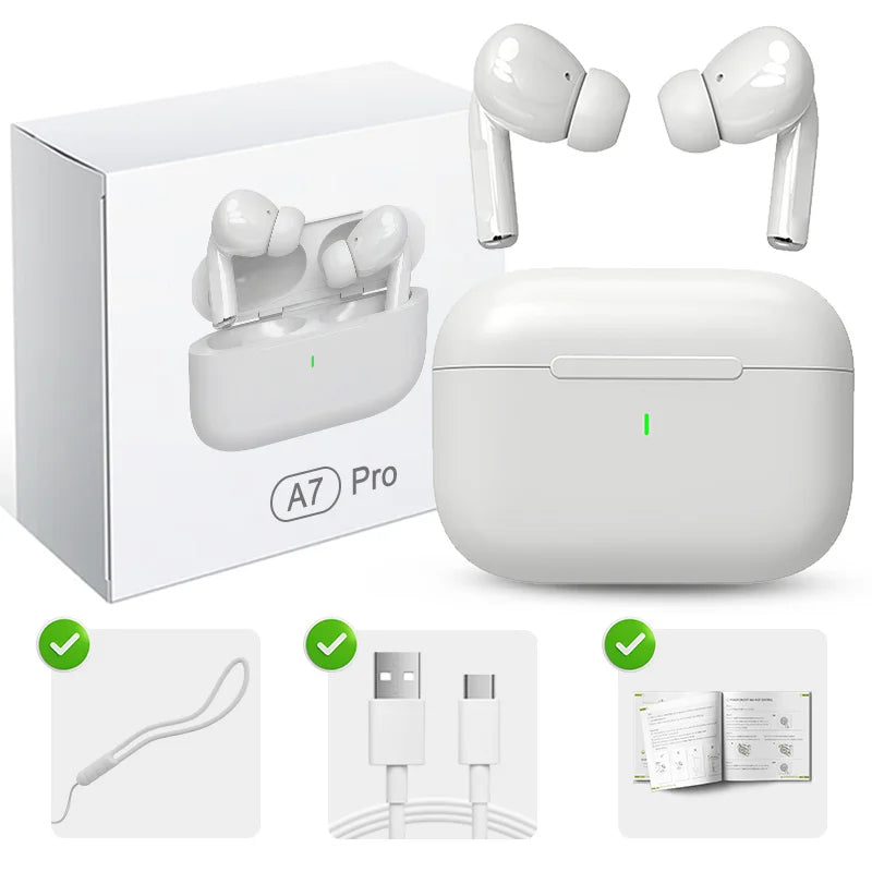 2026 Air Pro Auriculares Inalámbricos Bluetooth TWS HiFi con Reducción de Ruido y Resistencia al Agua para iPhone y Android