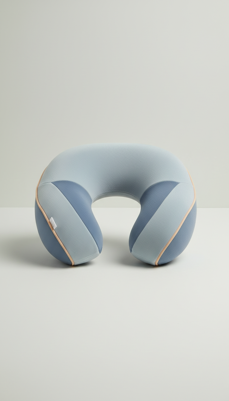 Almohada de viaje viscoelástica ergonómica