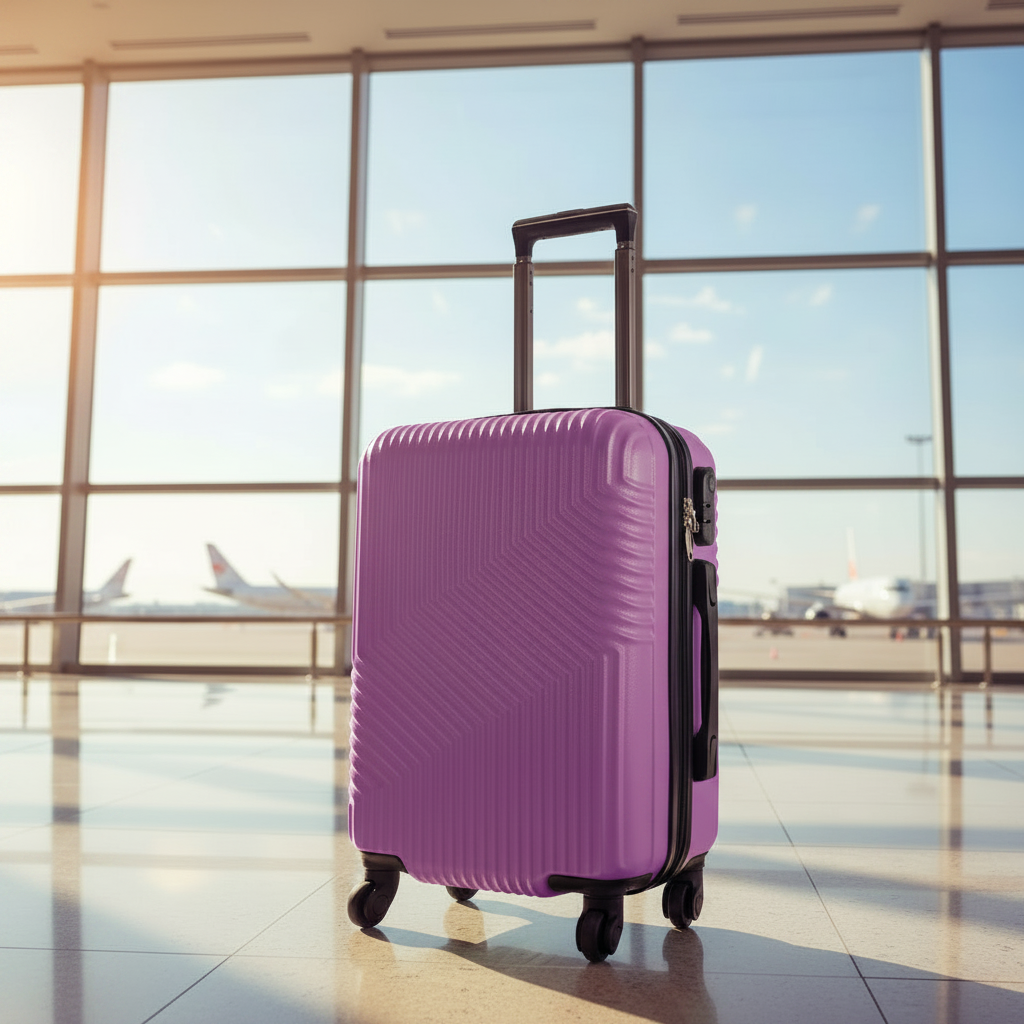Maleta de Cabina Rígida ABS 55x35x20 cm – 4 Ruedas 360° – Equipaje de Mano