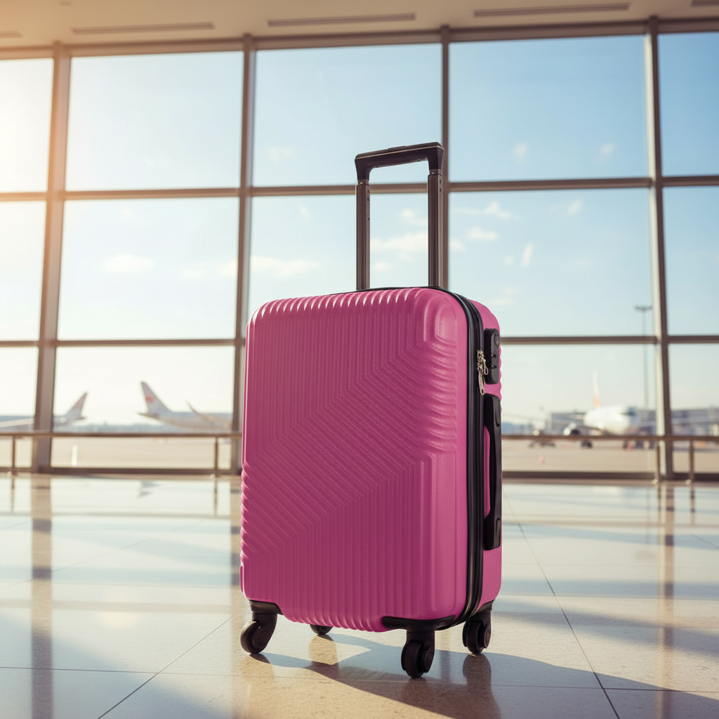 Maleta de Cabina Rígida ABS 55x35x20 cm – 4 Ruedas 360° – Equipaje de Mano