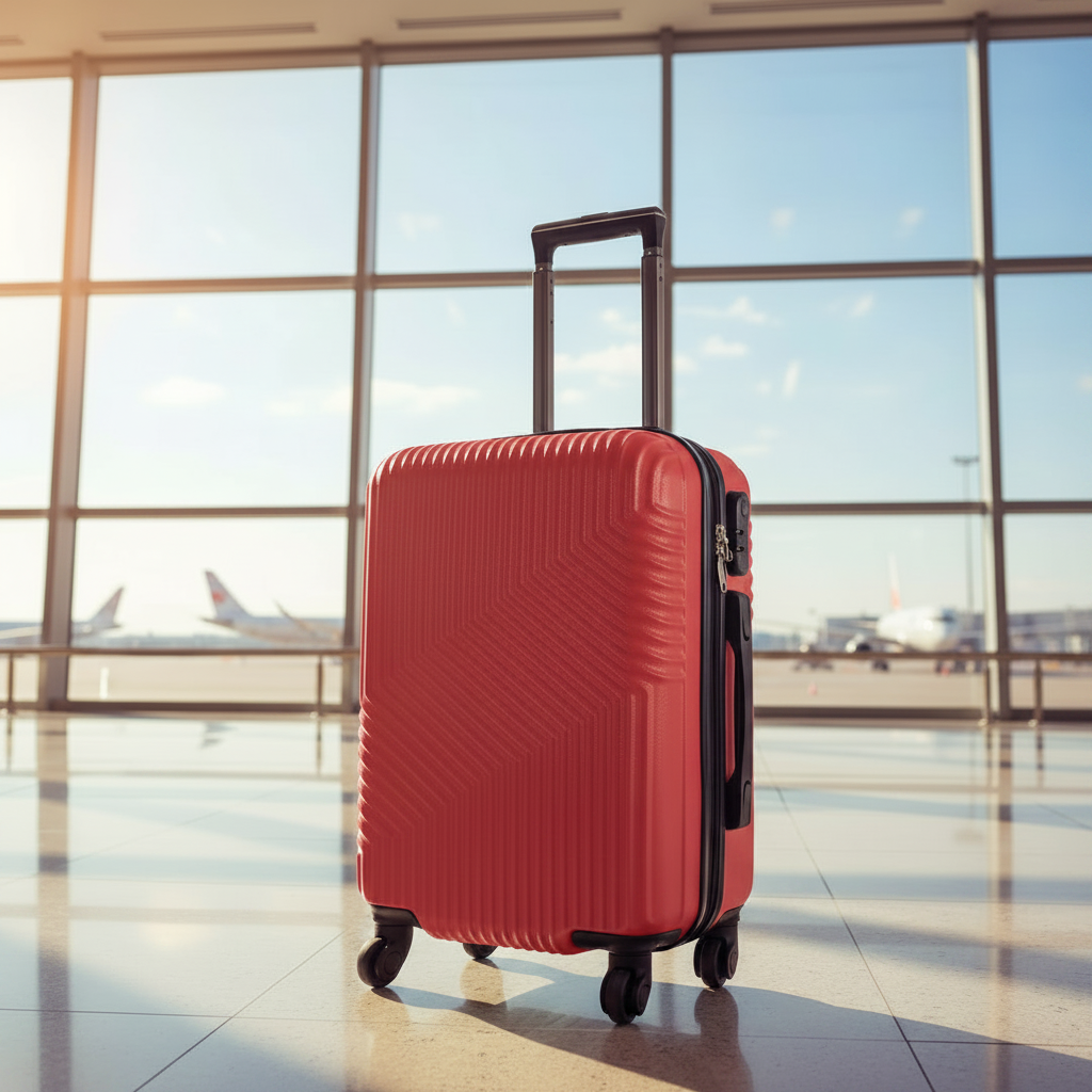 Maleta de Cabina Rígida ABS 55x35x20 cm – 4 Ruedas 360° – Equipaje de Mano